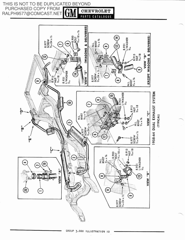 Product picture 1958 - 1967 Chevy Parts and Illustration Catalogue